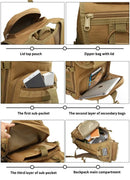 The Field Quartermaster | 35L Tactical Backpack with Air Cushion Harness