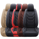 Universal 5-Seat PU Leather Car Seat Covers Full set Front Rear Seat Cushion Anti-scratch Protection For Sedan SUV