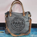 Top Quality Multifunctional Canvas Bags Printed Letters Travel Bags Vintage Style Shoulder Bags Handbags Tote Drop Shipping