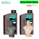 SUNLU 2KG Water Washable / Water Washable ABS Resin Resin 1000G/Bottle 405nm Rapid UV-Curing Photopolymer Resin For LCD 3D Print