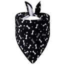Dog Bandana Fruit Floral Spring Washable Soft Doggy Scarf Kerchief Summer Adjustable for Small Medium Large Dogs Pets