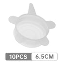 10pcs Heat Resistant Reusable Stretch Silicone Lids Universal Food Wrap Bowl Pot Pan Cover Cookware Lids Kitchen Fridge Cooking