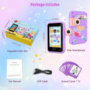 VATOS Kids Smart Phone Toy for Girls Boys Large 4" Touchscreen Cell Phone with Dual Cam Music Puzzle Game Learning Toy