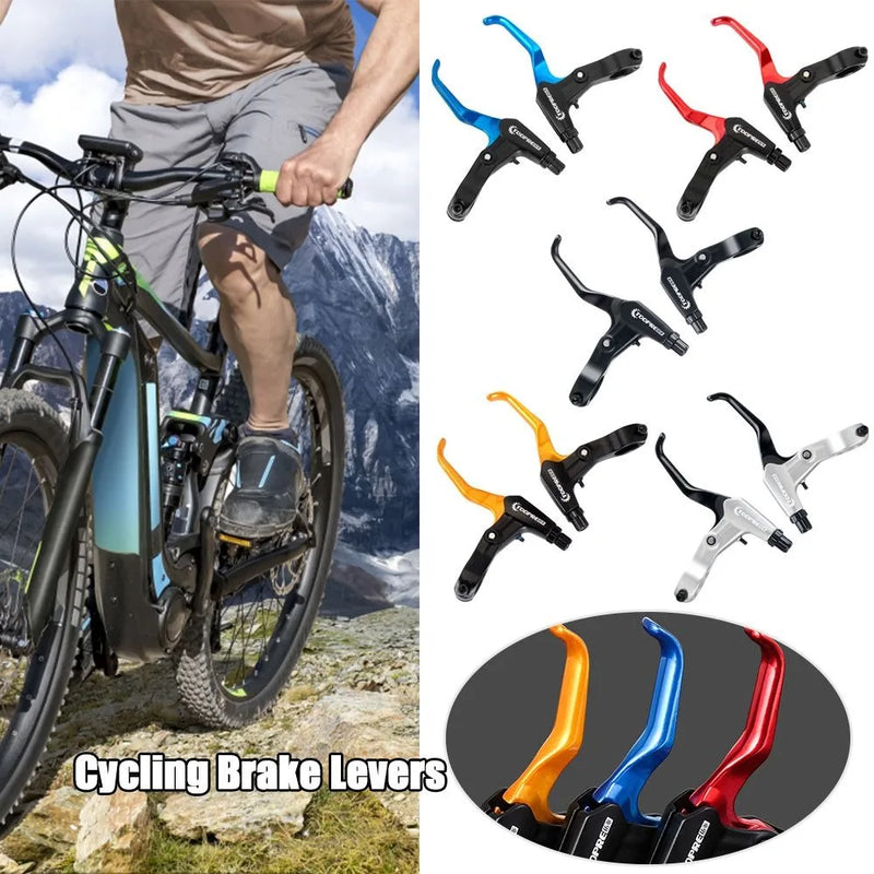 1 Pair High Quality Ultralight Aluminum Alloy Bicycle BMX Brake Handle MTB Mountain Bike Cycling Brake Levers V/Disc Brake Lever