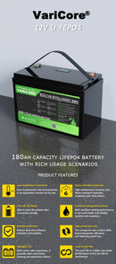 The Lithion Reserve | 12.8V 180AH LiFePO4 Deep Cycle Battery