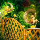 The Moonveil | Crackle Glass Solar Garden Stake Lights