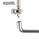Rohrsteckschlüssel L-förmig 6 mm 7 mm Perforierter Winkel 7-förmig Sechskant-Doppelkopf-Reparaturwerkzeuge für 3D-Drucker MK8/E3D Düse