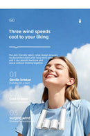 The Breeze Aura | Bladeless Turbine Neck Fan for Travel & Outdoor