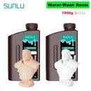 SUNLU 2KG Water Washable / Water Washable ABS Resin Resin 1000G/Bottle 405nm Rapid UV-Curing Photopolymer Resin For LCD 3D Print