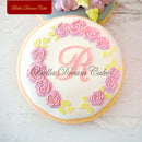 3pcs/set Capital Alphabet Cookie Stencil DIY Monogram Fondant Mold PET Chocolate Biscuit Template Cake Decorating Tools Bakeware