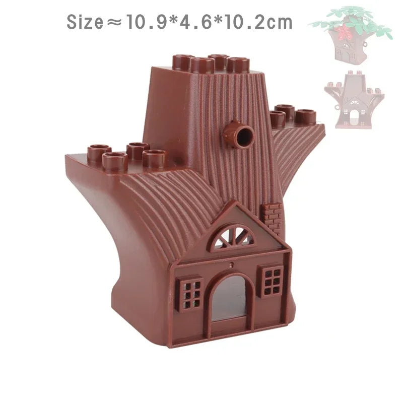 Big Size Building Blocks Compatible Large Bricks Figure Family House Bed Outdoor Camping Children Kids Educational Creative Toys