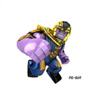 Marvel Action Figure Mini Block Adult Super Hero Series Iron Man Spider Man Assembled Block Children's Puzzle Toy Gift