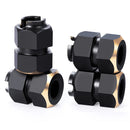 AXSPEED 7MM Brass Wheel Hex Hub Extender Adapters for TRX4M Bronco Defender K10 F-150 1/18 RC Crawler Car Model Accessories