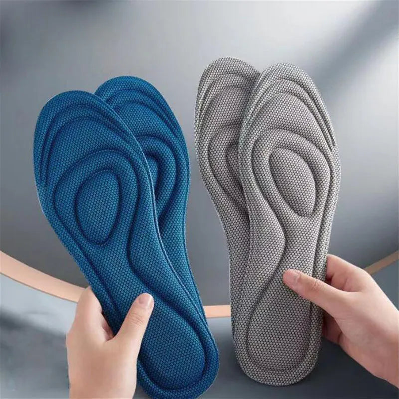 2Pcs Memory Foam Orthopedic Insoles for Shoes Antibacterial Deodorization Sweat Absorption Insert Sport Shoes Running Pads