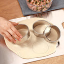 5 Stück runde Keksform Edelstahl Knödelhaut-Schneideform DIY Kuchengebäck Backschneider Werkzeuge Küchenhelfer