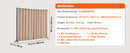 SucceBuy Room Divider 1/3/4 Panel Room Dividers and Folding Privacy Screens Fabric Partition Room Dividers for Office Home Study