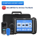 XTOOL X100 PAD3 V2.0 Elite Auto Key Programmer X100PAD3 IMMO Key Programming Tools All Key Lost All System Diagnostic With KC100