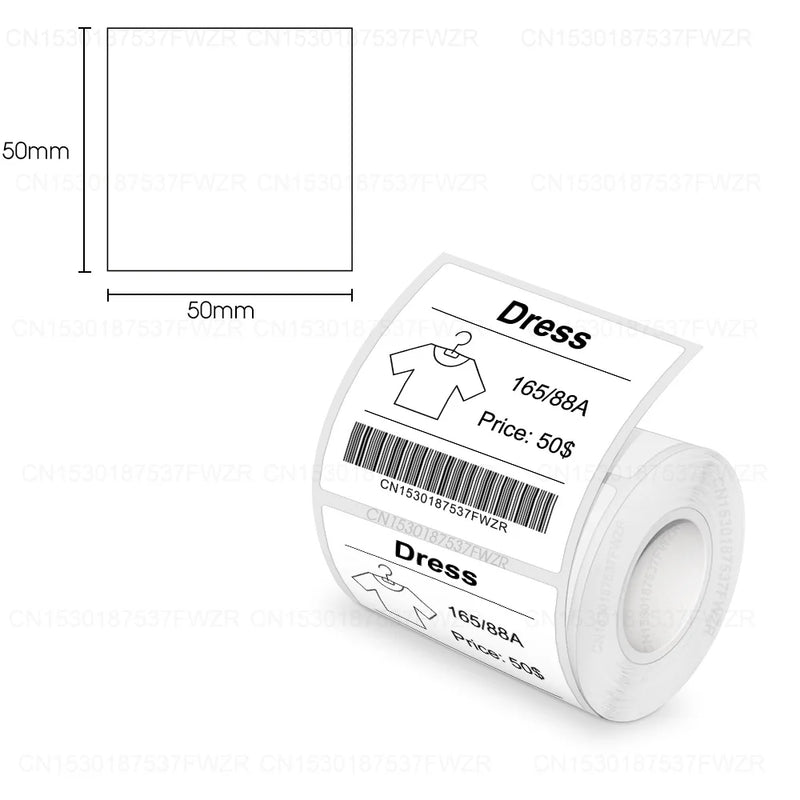 Mixed Size Marklife P50 Thermal Paper Self-Adhesive Label Sticker Compatible for M110 M220 M200 Printer 50*80mm 50*30mm 40*30mm