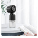 Portable Handheld Misting Fan Rechargeable Battery Operated Spray Water Mist Fan 3 Speeds Cooling Fans for Makeup Travel, Beach