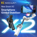 AOCHUAN Smart X2 3 Axis Gimbal Stabilizer For iPhone And Android Smartphone Gimbal With built-in extension pole LED display