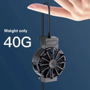 4 - 7 " universal mobile phone radiator for iPhone Samsung Android phone cooling fan Game cooling small fan