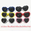 Heart Shaped Love Effects Glasses Watch The Lights Change Heart Diffraction Glasses At Night  Love Lights Unisex New Gifts