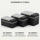 The Road Frost | 20-55L Portable Compressor Car Refrigerator 12V/24V with AC Adapter