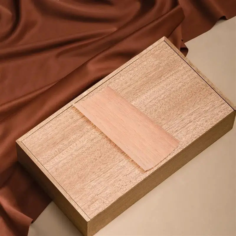 10pcs Wooden Cedar Spanish Cedar Paper Veneer For Humidor Box Case Natural Cedar Box Cedar Chips Accessories for Box