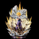 42cm Anime Dragon Ball Figur Super Saiyajin Son Gohan PVC Actionfigur mit Lichteffekt Sammlerstück Desktop-Statue Spielzeug Geschenke