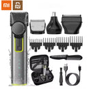 Xiaomi Youpin New Men's Grooming Kit MultiFunction IPX5 Waterproof Pro Electric Hair Clipper 4-in-1 Shaver Nose Hair Trimmer Set
