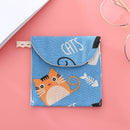 Damen kleines Kosmetiktaschen-Set Reißverschluss Mädchen Mini-Binden Make-up Lippenstift Taschen Reise Kopfhörer Münz-Organizer Beutel