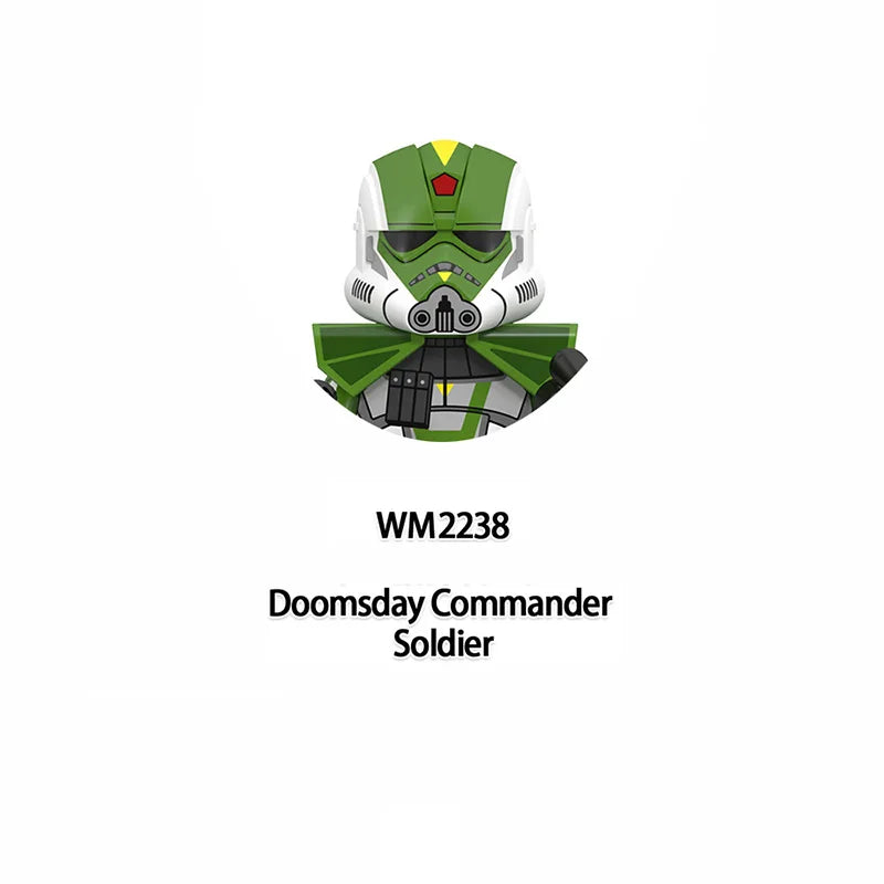 ARC Trooper Fives Clone Trooper Waxer Building Block Wolfpack Boil Shadow Imperial Stormtrooper Commander Sandtrooper Bricks Toy