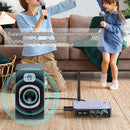 M9/M9Pro Audio Transmitter Receiver 1200mAh Bluetooth 5.1 Wireless Music Adapter U Disk/TF Card FM Radio Player DSP Converter