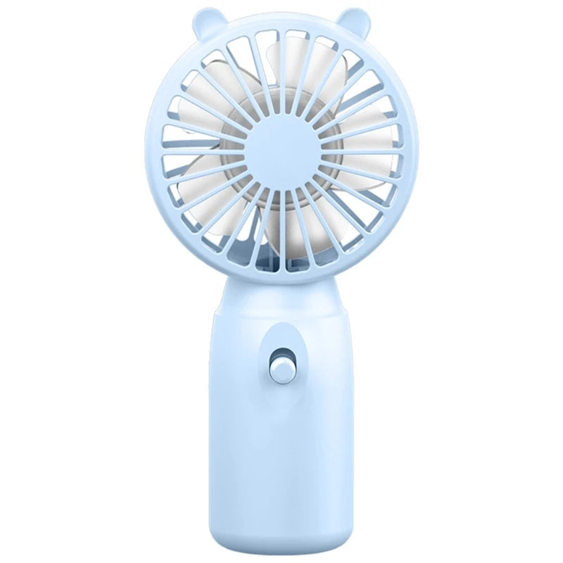 Travel Portable Fan Handheld Mini Fan AA-Battery Powered Super Mute Cooling Fan