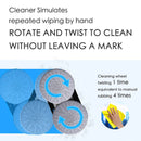 12 Pcs/set Robot Window Vacuum Mop Cloth Purerobo W-R3 High Quality Clean Cloth Hobot 168 188 Weeper Cloth Vacuum Cleaner Parts