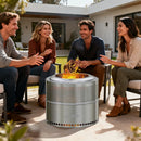 The Ember Forge | 19-Inch 304 Stainless Steel Smokeless Fire Pit