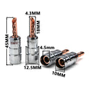 12/8/4pcs Speaker Banana Plug Connector No Soldering Copper Jack Male Plug Screw Wire Adapter for Audio Video Cable Connector