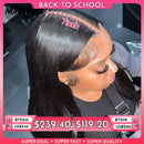 Wow Angel Glueless Wigs 5x5 HD Lace Closure Wigs Silk Straight Melt Skins Deep Part Ready to Go Human Hair Wig Remy For Woman