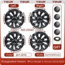 4PCS Hub Cap Performance Replacement Wheel Cap Automobile Full Rim Cover Accessories for Tesla Model 3 18 Inch Hubcap 2018-2023