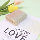 6cm*5yards Gradient Rainbow Tulle Roll Silver Dots Tulle Mesh Fabric DIY Children's Handmade Orgarment Hair Bow Accessories