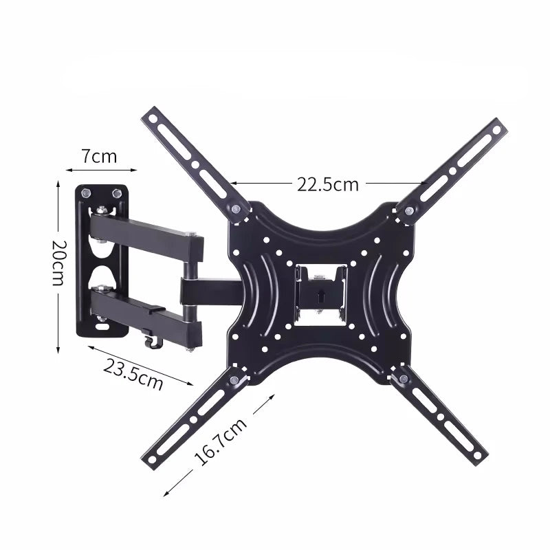 Universal Retractable TV Mounts Wall Mount Bracket LCD Monitor TV Stand Expansion Bracket Metal Flexible Arm Television Holder