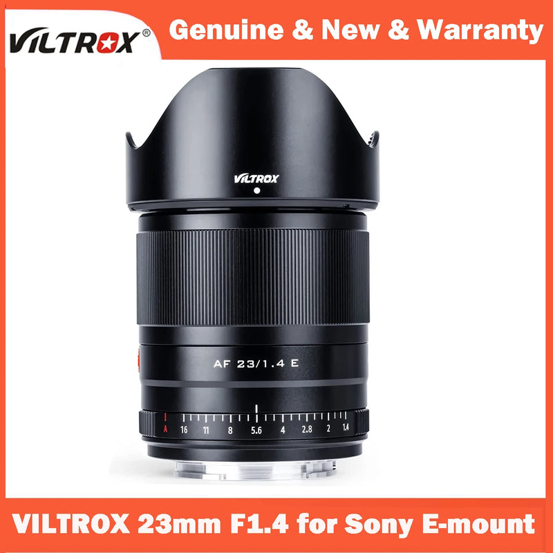 【DO BRASIL】Viltrox 13mm 23mm 33mm 56mm F1.4 Sony E Mount Ultra Wide Angle APS-C AF Lens for Sony E-Mount ZV-E10 a7 a6600