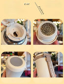 The Emberline | Double-Wall Vacuum Thermos Flask with Tea Strainer, 600/800ml