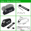 Original 21700 EBike Battery 48V 52V 25Ah 24Ah 60V 19.2Ah Electric Bicycle Bateria for 2000W 1500W 1000W 500W 350W 250W