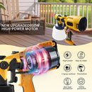 1400ML Electric Spray Gun 1000W Powerful HVLP Paint Sprayer 6 copper nozzles Auto Furniture Steel Coating Airbrush