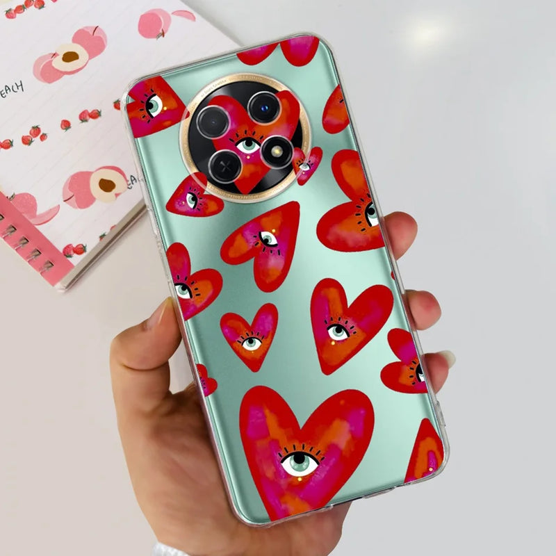 For Cover Huawei Nova Y91 Phone Case STG-LX1 STG-LX2 Silicone Transparent Capa Soft Coque For Huawei Nova Y91 Y 91 NovaY91 Funda