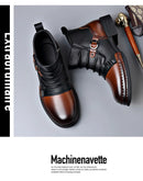 The Iron Archive | Men's Retro Zipper Ankle Boots