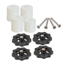 3DSWAY 3D Printer Part M3 M4 Hotbed Nut Spring Screw Leveling Kit Heated Bed Platform Level Spring Accessories for CR-10 Ender 3