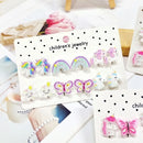 6PRS/SET New Cute Unicorn Butterfly Non Piercing Kids Girls Children Clip on Earring Christmas Gift