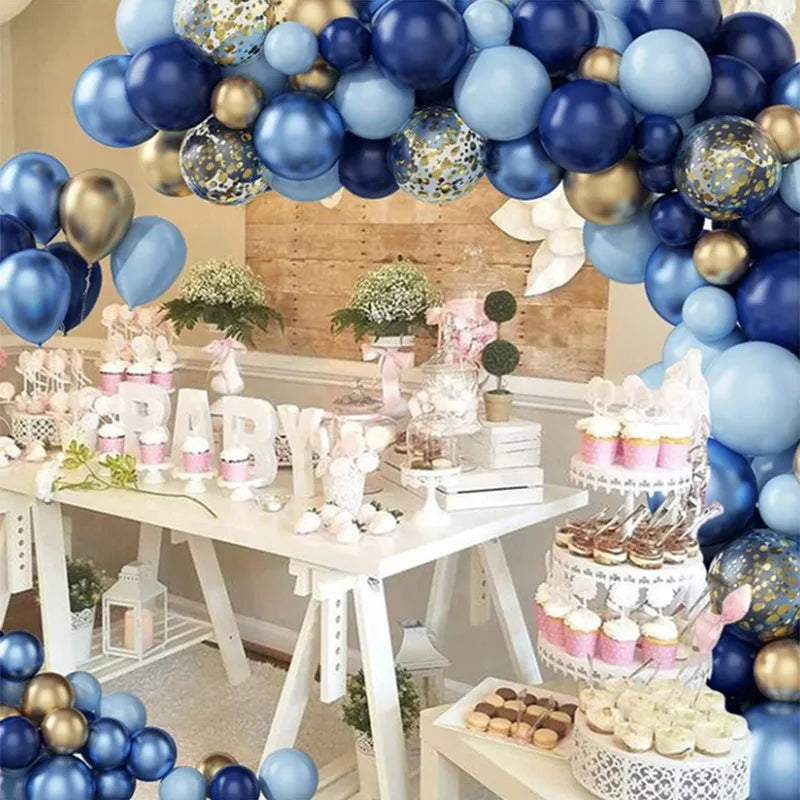 Balloons Party Supplies Happy Birthday Baby Shower Bluey Decorations Wedding Accessories Arch Gender Reveal Christening Boy Girl